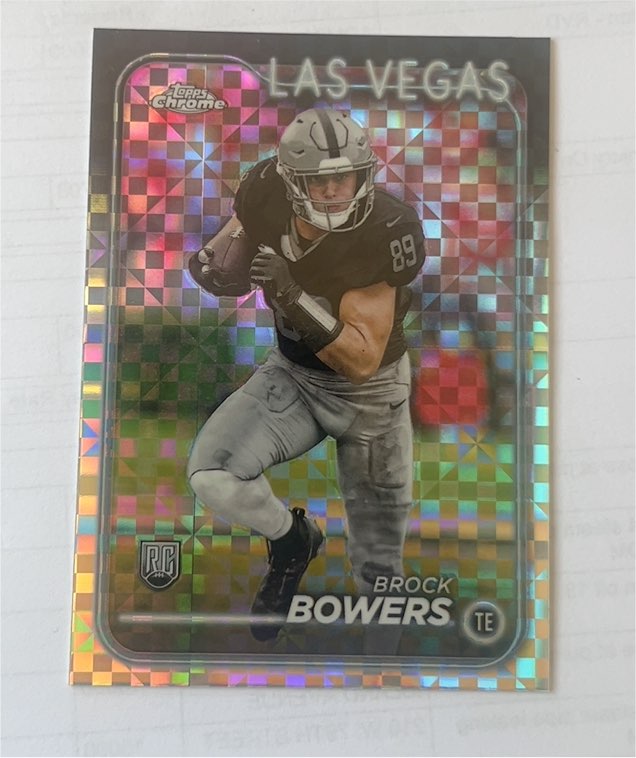 2024 Topps Chrome #207 Brock Bowers — front