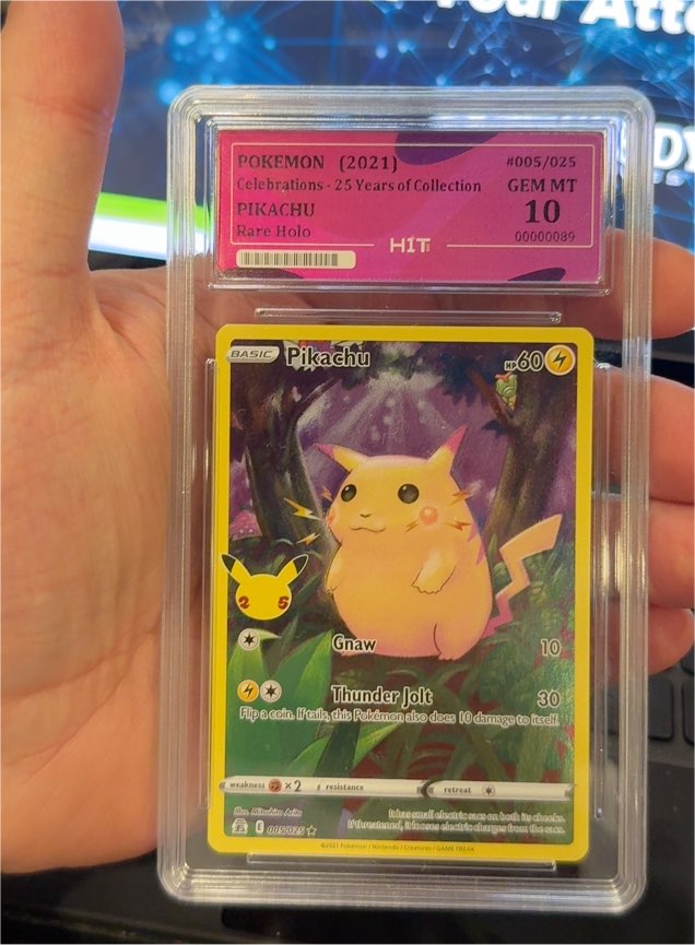 2021 Pokémon Celebrations #005 Pikachu — front