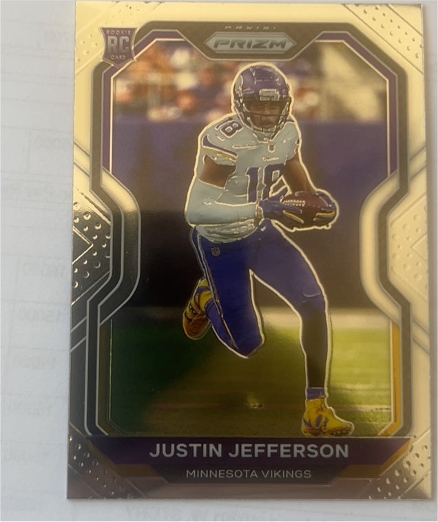 2020 Panini Prizm #398 Justin Jefferson — front