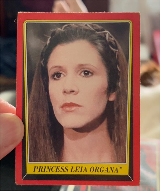 1983 Topps Star Wars Return of the Jedi #5 Princess Leia Organa — front