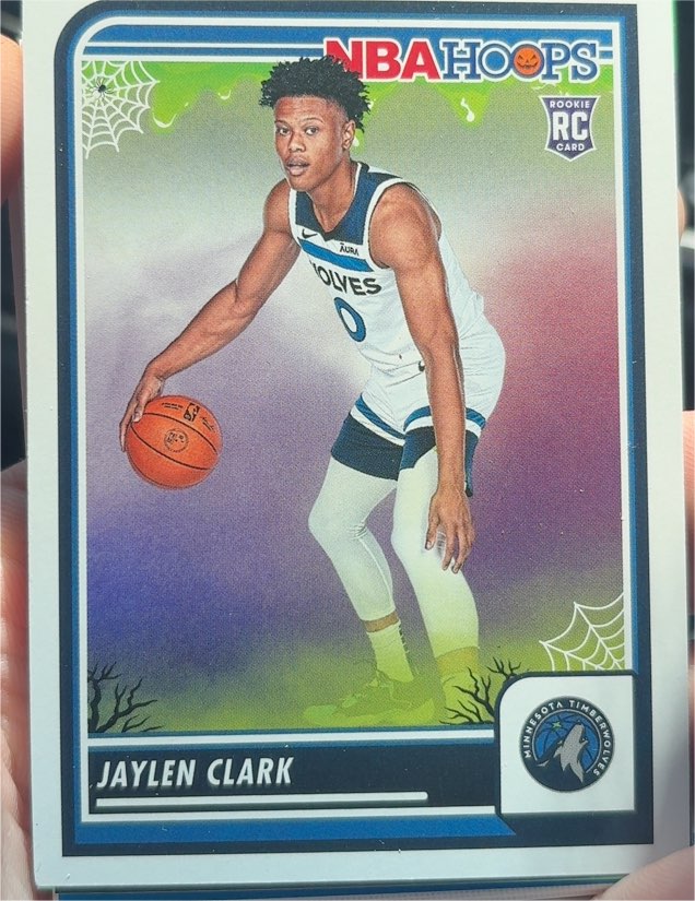 2023-24 Panini NBA Hoops Haunted Hoops #189 Jaylen Clark — front
