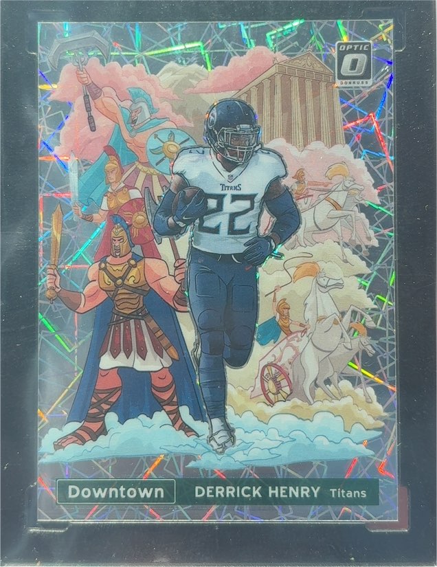 2021 Donruss Optic #DT19 Derrick Henry Downtown — front