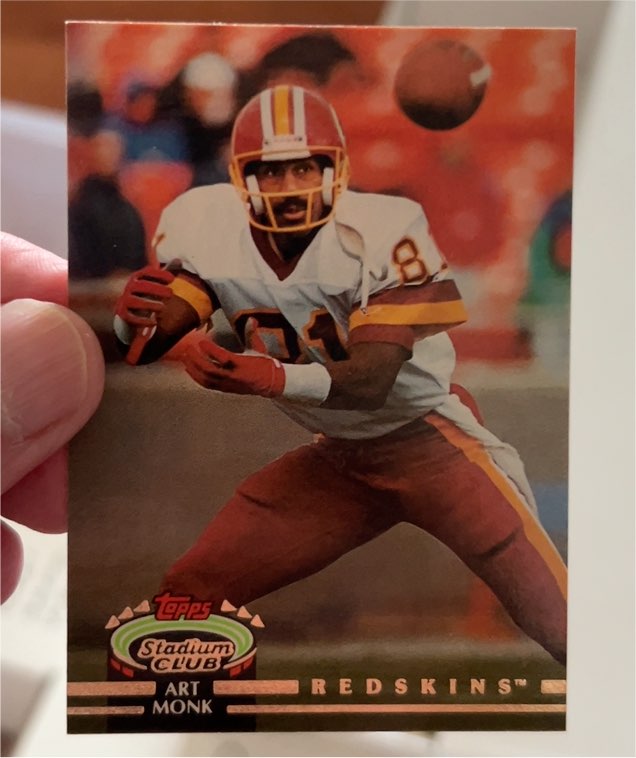 1992 Topps Stadium Club #244 Art Monk — front