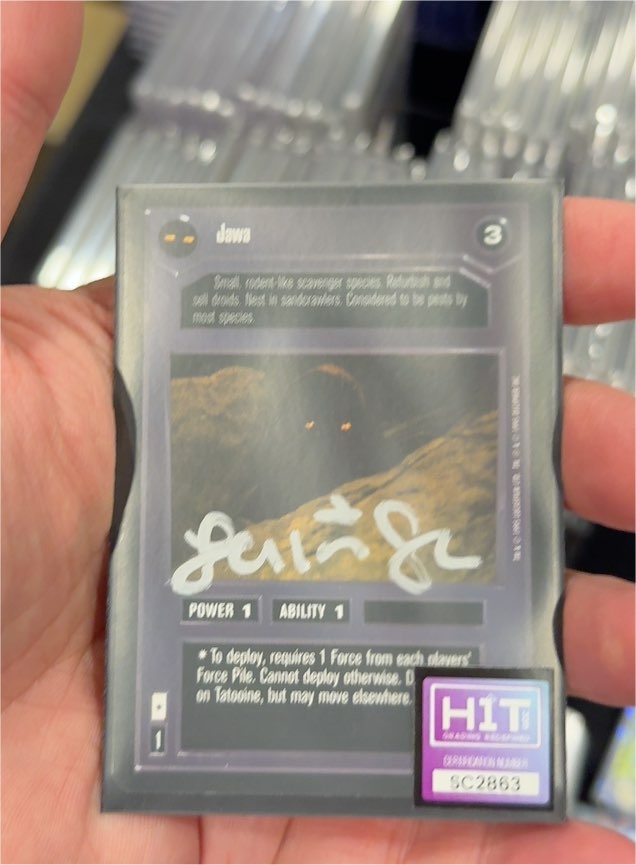 1996 Decipher Star Wars CCG #3 Jawa — front