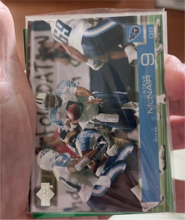 2002 Upper Deck #166 Steve McNair — front
