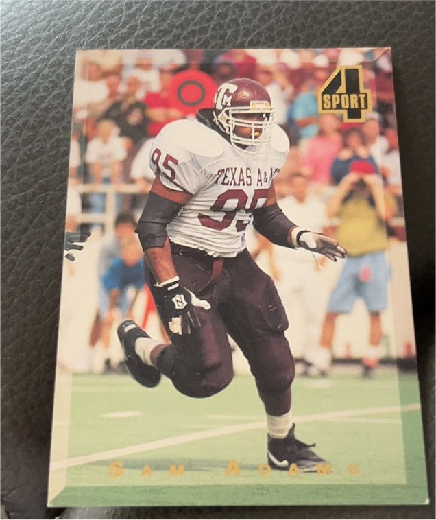 1994 Classic Four Sport #58 Sam Adams — front