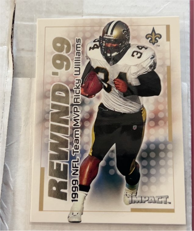 2000 Impact Rewind '99 #19 Ricky Williams — front