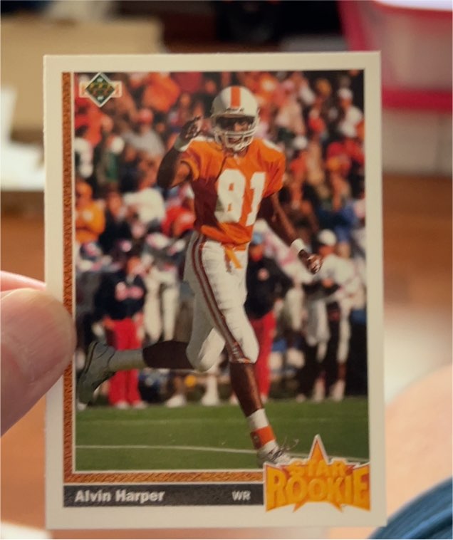 1991 Upper Deck #24 Alvin Harper — front