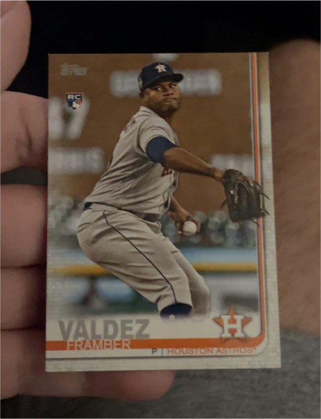 2019 Topps #376 Framber Valdez RC — front