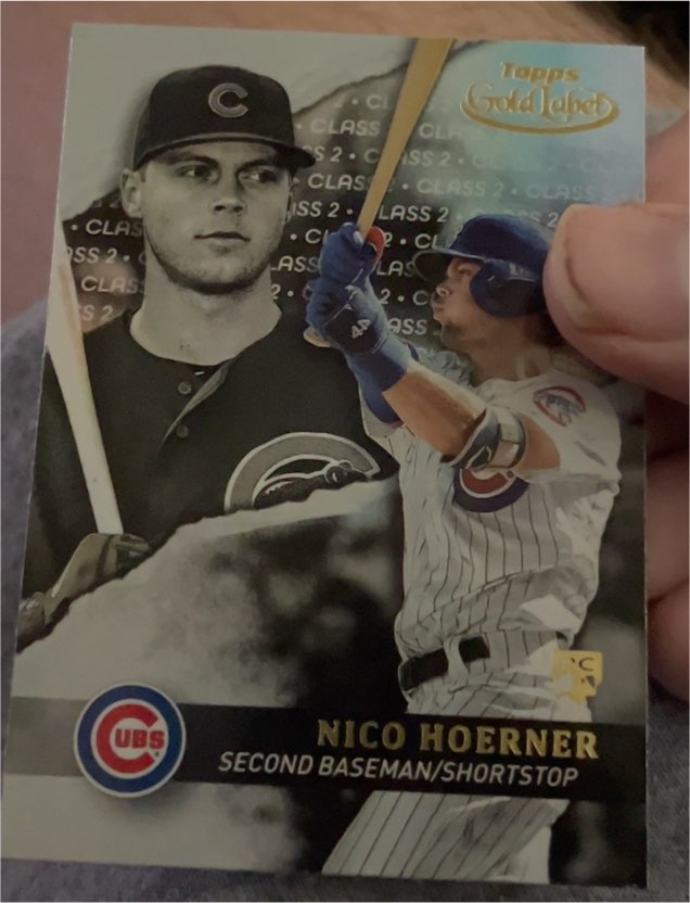 2020 Topps Gold Label Class 2 #17 Nico Hoerner — front