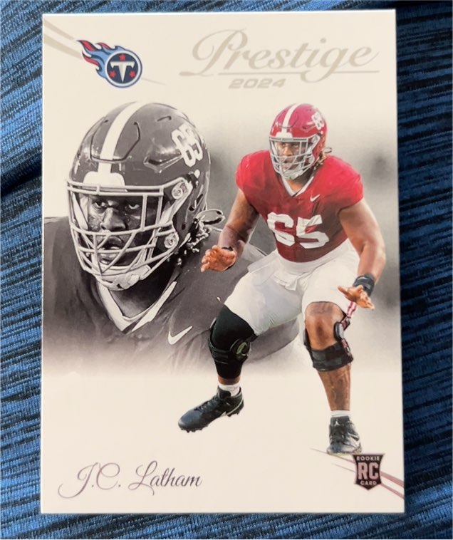 2024 Panini Prestige #316 J.C. Latham — front