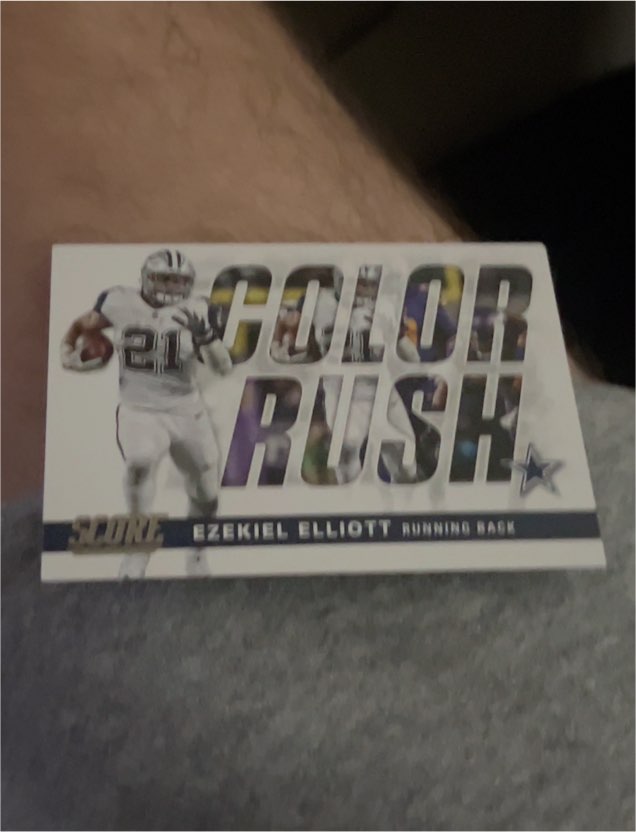 2017 Panini Score Color Rush #13 Ezekiel Elliott — front