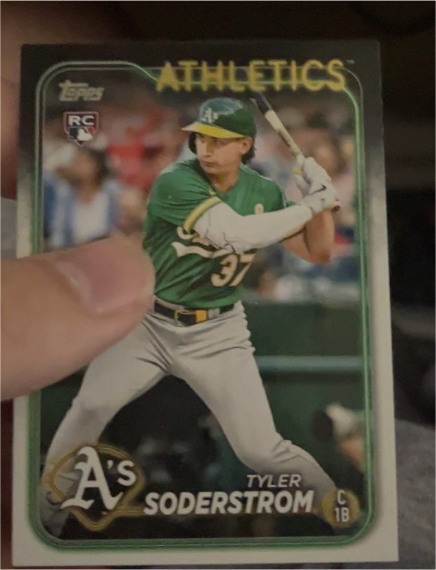 2024 Topps #244 Tyler Soderstrom — front
