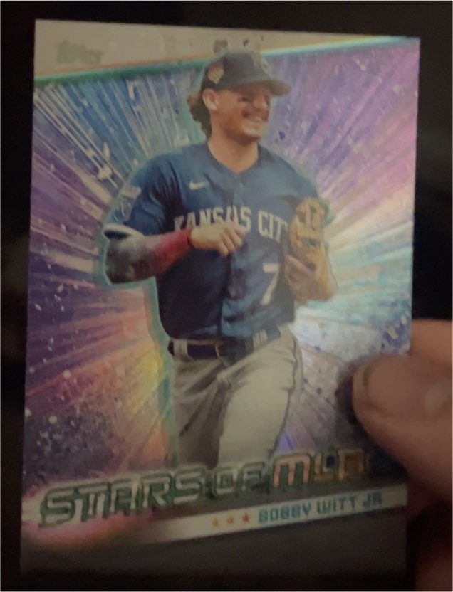 2024 Topps Stars of MLB Chrome #CSMLB-17 Bobby Witt Jr. — front