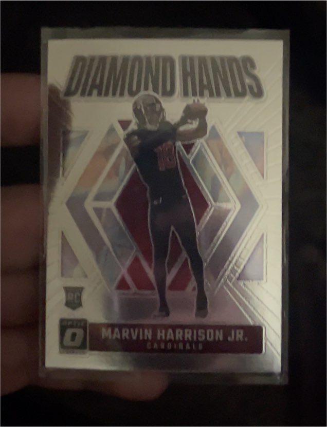 2024 Panini Donruss Optic #3 Marvin Harrison Jr Diamond Hands — front