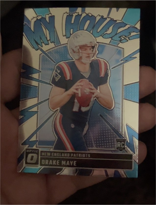 2024 Panini Donruss Optic #8 Drake Maye — front
