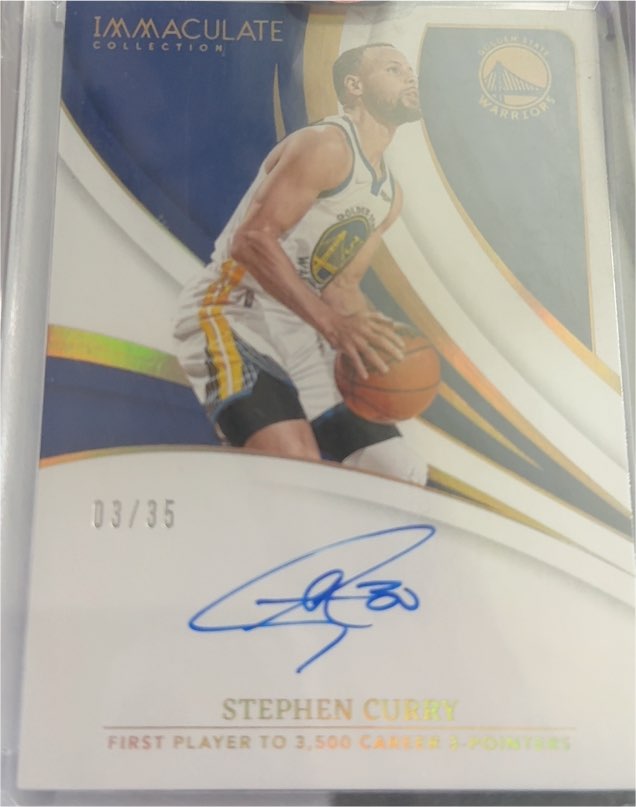 2020 Panini Immaculate Collection #03/35 Stephen Curry — front