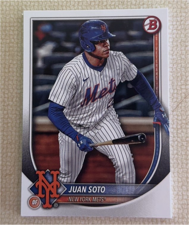 2025 Bowman #22 Juan Soto — front