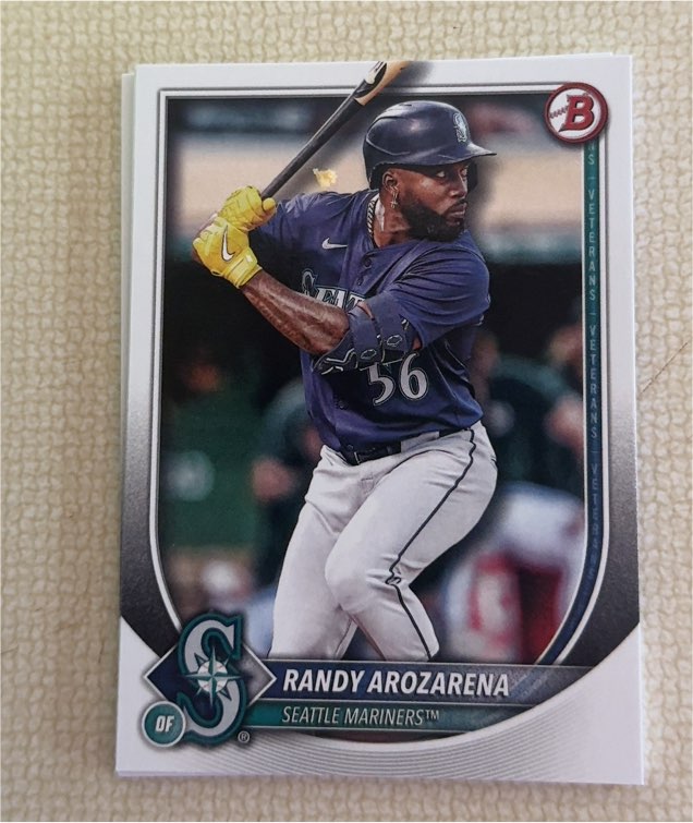 2025 Bowman #19 Randy Arozarena — front