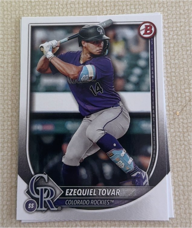 2025 Bowman Baseball #84 Ezequiel Tovar — front