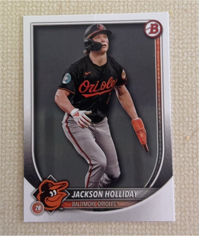 2025 Bowman #77 Jackson Holliday — front