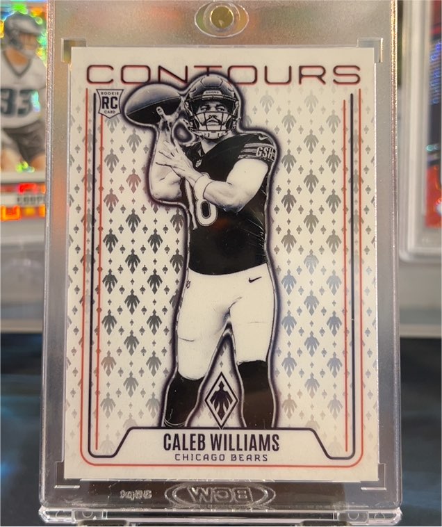 2024 Panini Phoenix #CON-CWS Caleb Williams Contours — front