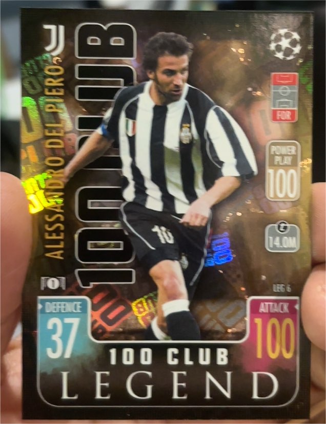 2021-22 Topps Match Attax 100 Club Legend #LEG6 Alessandro Del Piero — front
