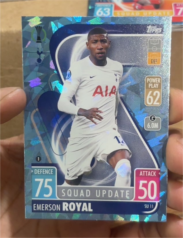 2021-22 Topps UEFA Champions League Match Attax #SU11 Emerson Royal — front