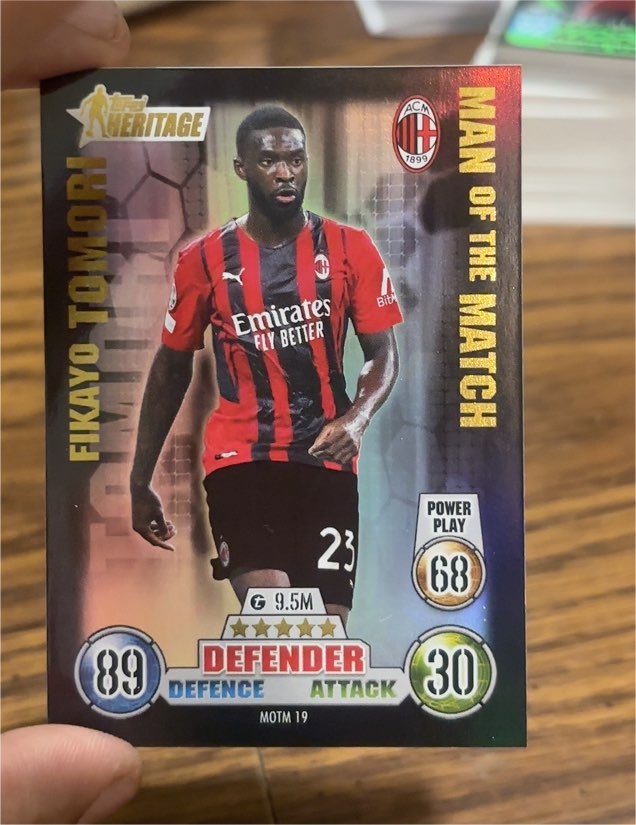 2021-22 Topps Match Attax #MOTM 19 Fikayo Tomori — front