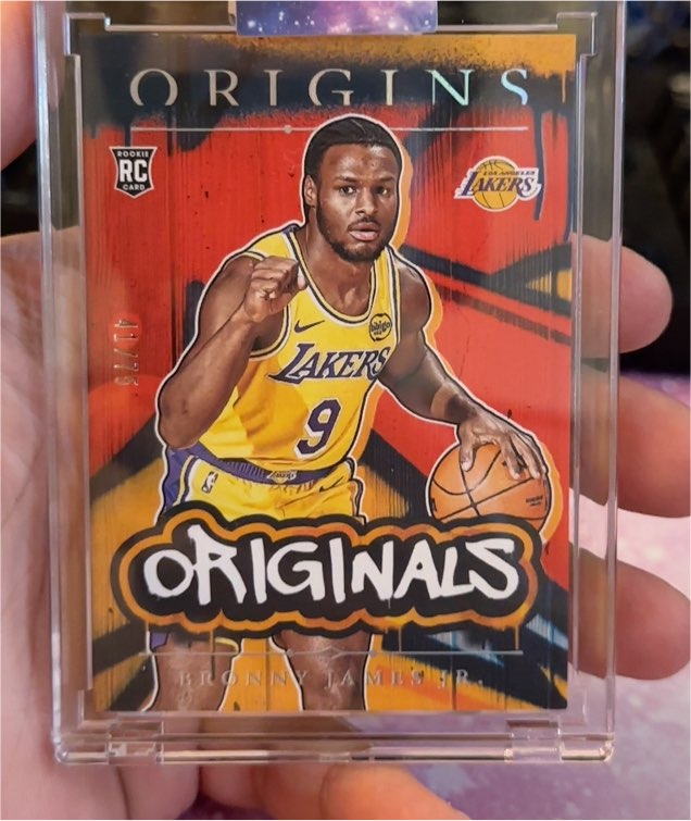 2024-25 Panini Origins #19 Bronny James Jr. — front