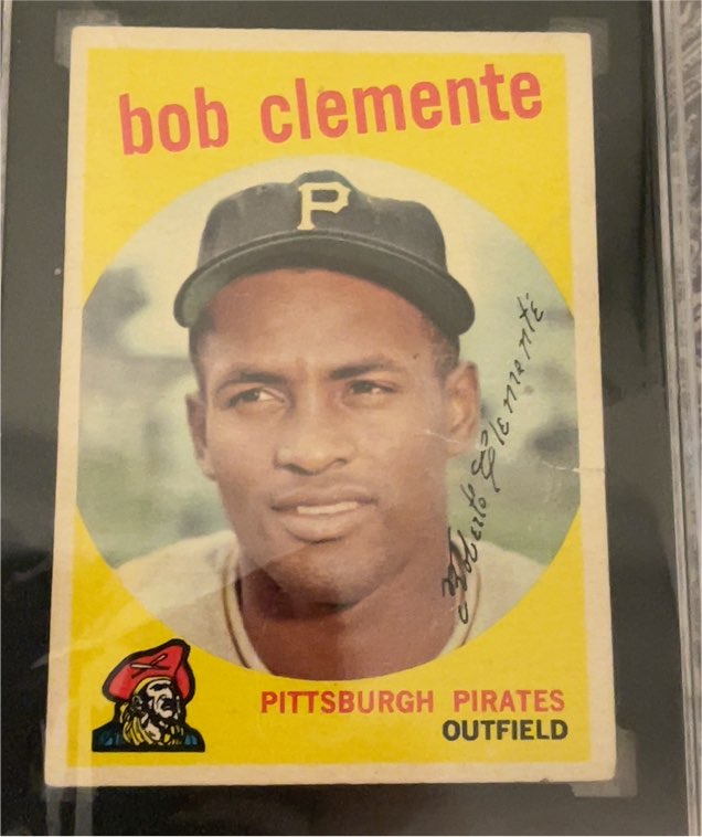 1959 Topps #478 Bob Clemente — front