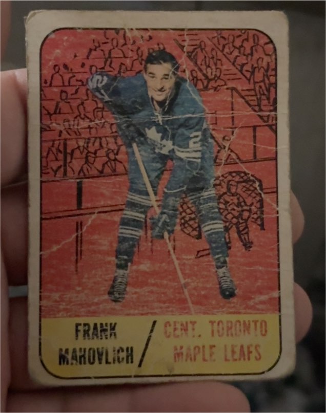 1967 Topps #78 Frank Mahovlich — front