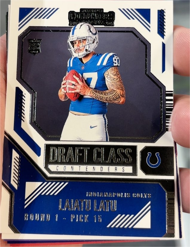 2024 Panini Contenders Draft Class #24 Laiatu Latu — front