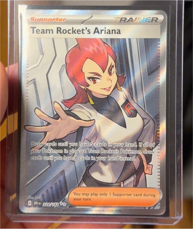 2023 Pokémon Sv10: Destined Rivals #224 Team Rocket's Ariana — front