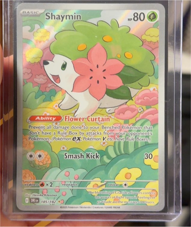 2025 Pokémon Sv10: Destined Rivals #185/182 Shaymin — front