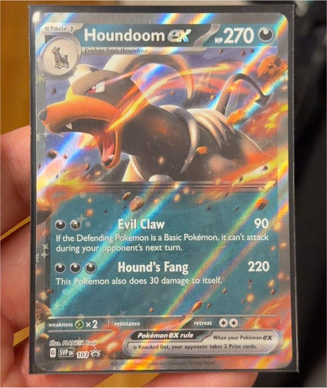 2023 Pokémon Scarlet & Violet #103 Houndoom ex — front