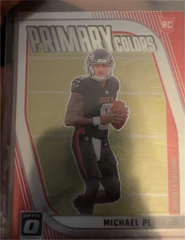 2024 Panini Donruss Optic #17 Michael Penix Jr Primary Colors Rookie — front