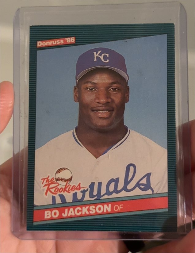 1986 Donruss The Rookies #38 Bo Jackson — front