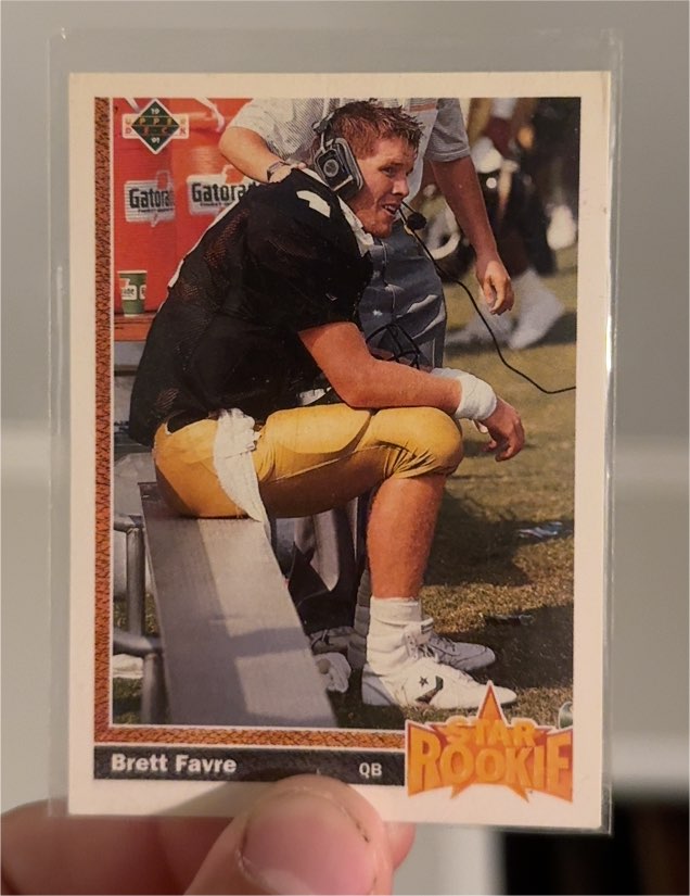 1991 Upper Deck #13 Brett Favre Star Rookie — front