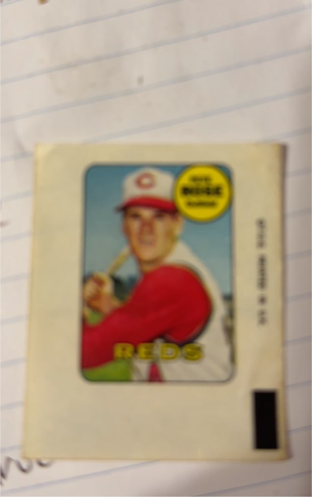 1969 Topps Decals #3 Pete Rose — front