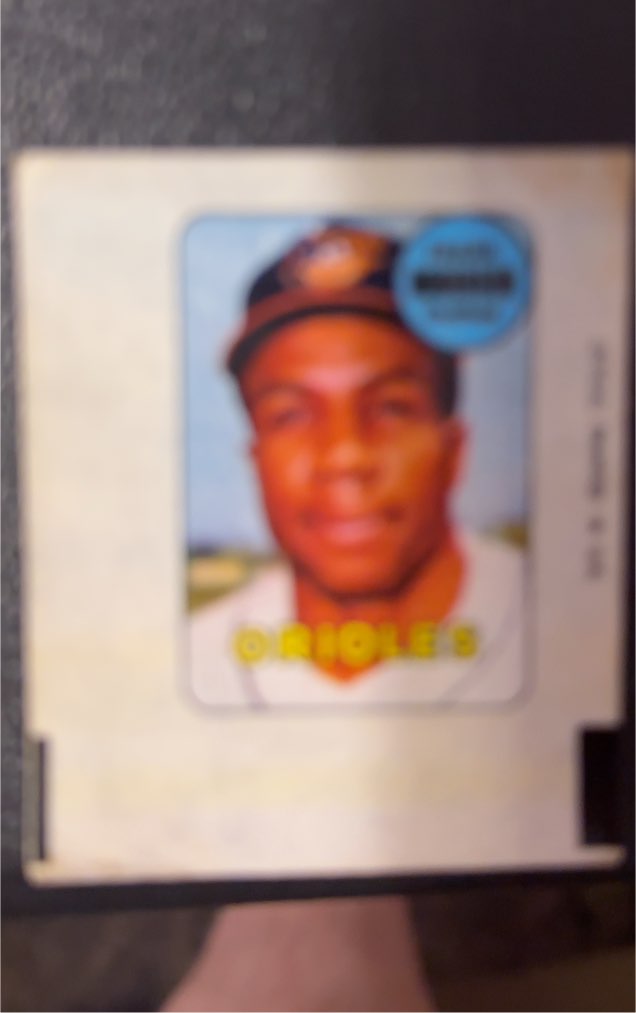 1969 Topps Decals #35 Frank Robinson — front