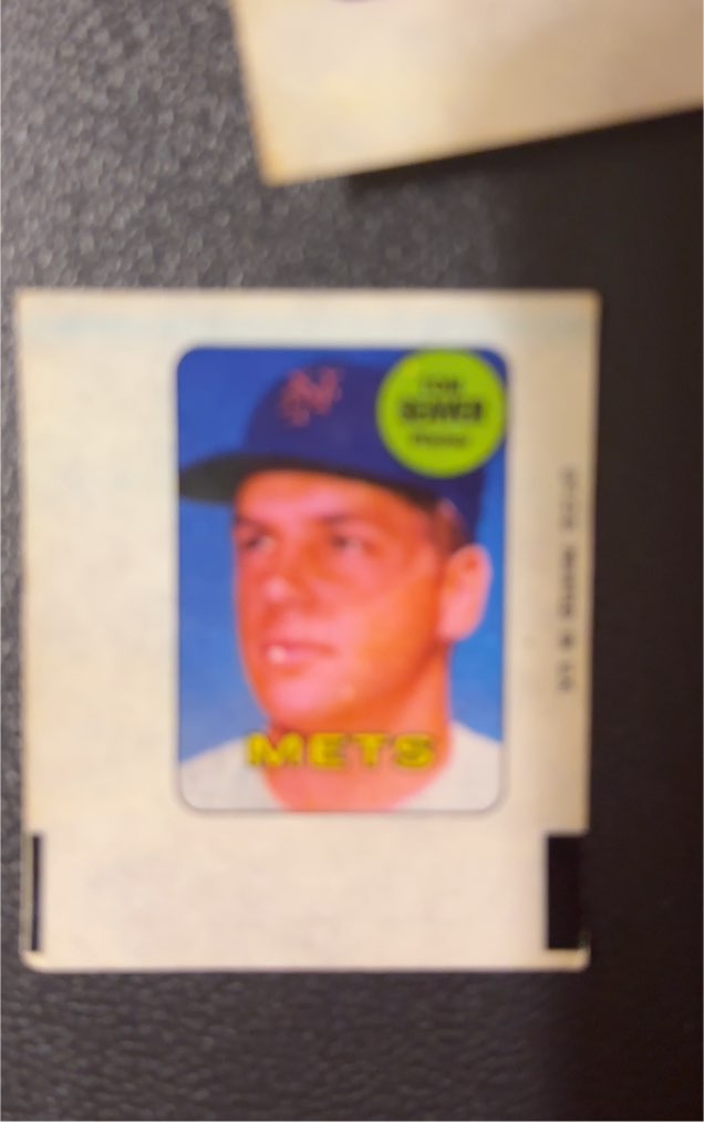 1969 Topps Decals #NNO Tom Seaver — front