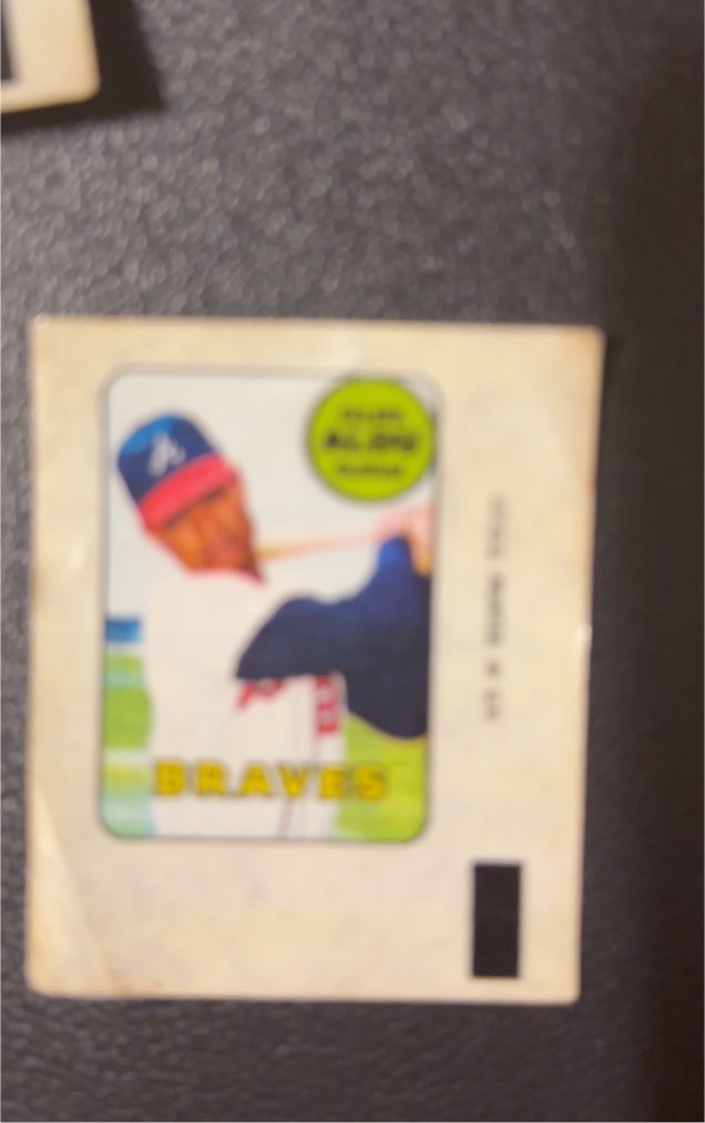 1969 Topps Decals #5 Felipe Alou — front
