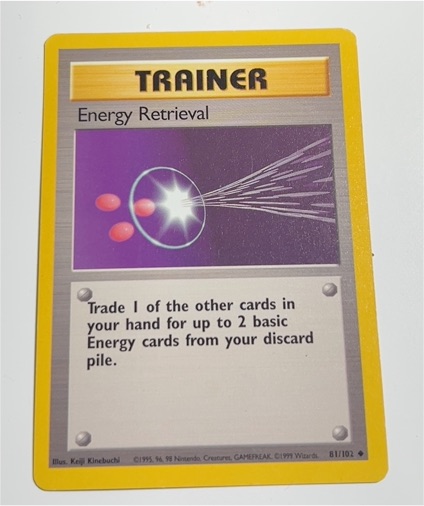 1999 Pokémon Base Set #81 Energy Retrieval — front
