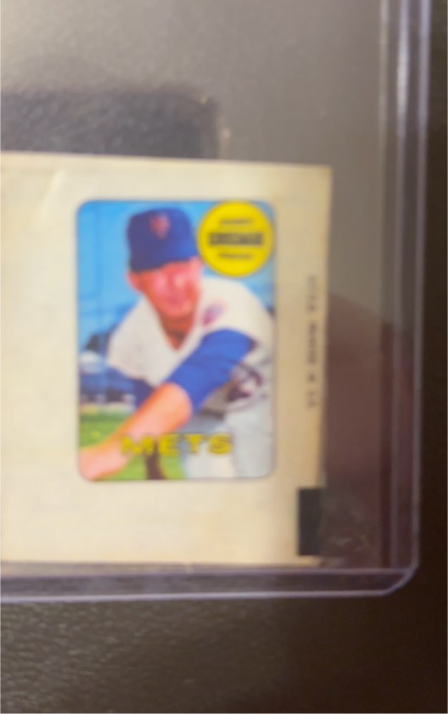 1969 Topps Decals #7 Jerry Koosman — front
