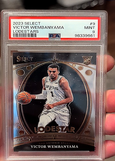 2023 Panini Select #9 Victor Wembanyama Lodestar — front