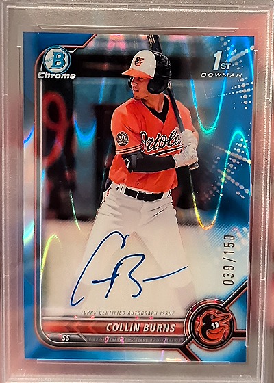 2022 Bowman Chrome #55 Collin Burns — front