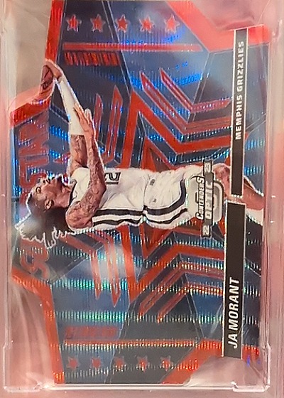 2022 Contenders Optic Ja Morant Red Wave Die Cut — front