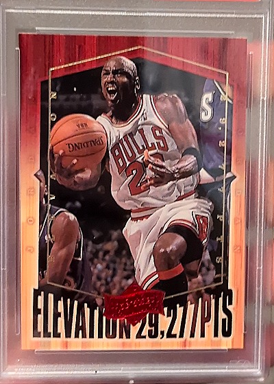 1999 Upper Deck Athlete of the Century Elevation #EL8 Michael Jordan — front