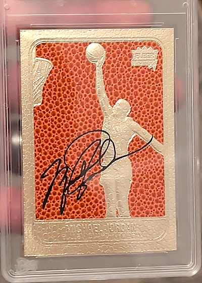 1996-97 Fleer 23KT Gold #86 Michael Jordan — front
